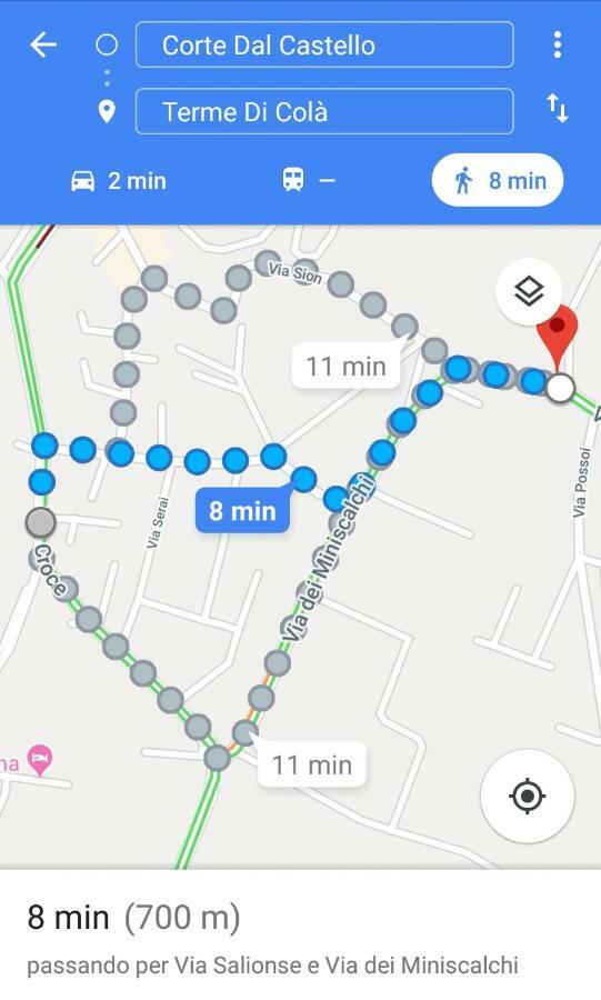 קולה Corte Dal Castello Localita Termale מראה חיצוני תמונה